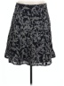 Ann Taylor Print Black Casual Skirt Size 10 - photo 1
