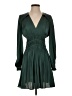 Maje 100% Polyester Solid Green Cocktail Dress Size EU (FR) 36 / US 4 - photo 1