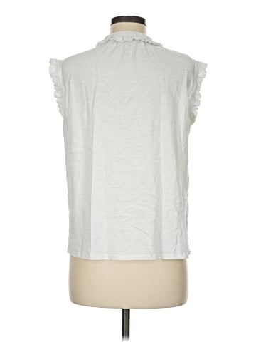 Boden Sleeveless Button-Down Shirt (view 2)