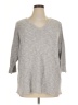 SONOMA life + style 100% Cotton Gray Pullover Sweater Size 1X - photo 1