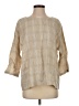 Eileen Fisher Tan 3/4 Sleeve Blouse Size S (petite) - photo 1