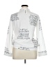 CBR Print White Long Sleeve Blouse Size XL - photo 2