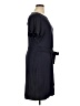 Chaps Solid Black Casual Dress Size XL - photo 4