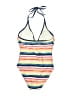 Splendid 100% Polyester Stripes Blue One Piece Swimsuit Size M - photo 2