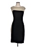 Connected Apparel Color Block Black Cocktail Dress Size 12 - photo 1