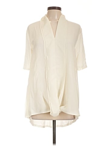 H By Halston Short Sleeve Blouse (view 1)