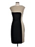Connected Apparel Color Block Black Cocktail Dress Size 12 - photo 2