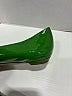 Gucci 100% Patent Leather Solid Green Flats Size 8 1/2 - photo 4