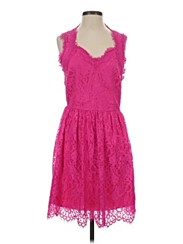Red Saks Fifth Avenue Cocktail Dress (view 1)