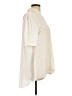 H By Halston 100% Polyester Ivory Short Sleeve Blouse Size L - photo 4