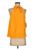 Victoria Beckham for Target 100% Polyester Orange Sleeveless Blouse Size S - photo 1