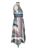 Dana Buchman 100% Polyester Print Blue Casual Dress Size 10 - photo 4