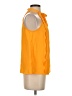 Victoria Beckham for Target 100% Polyester Orange Sleeveless Blouse Size S - photo 4