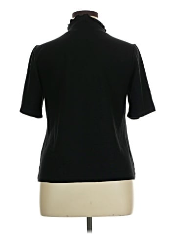 Karl Lagerfeld Paris Short Sleeve Turtleneck (view 2)