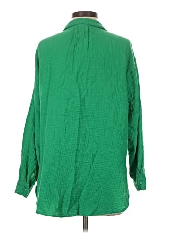 Lulus Long Sleeve Button-Down Shirt (view 2)