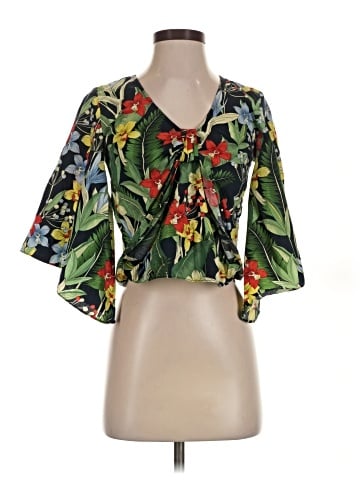 Zara Basic Short Sleeve Blouse (view 1)