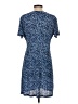 MNG Print Blue Casual Dress Size 4 - photo 2