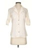 Bebe 100% Polyester Ivory 3/4 Sleeve Blouse Size XS - photo 1