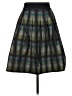 Lida Baday 100% Polyester Plaid Green Formal Skirt Size 6 - photo 1