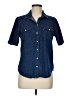 Levi's 100% Cotton Blue Short Sleeve Button-Down Shirt Size M - photo 1