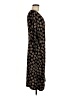 Susan Graver Print Brown Casual Dress Size M - photo 4