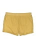 Per Se Solid Yellow Khaki Shorts Size XL - photo 2