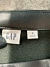 Gap 100% Polyester Black Faux Leather Skirt Size M - photo 4