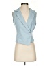 Shein Blue Sleeveless Blouse Size XS - photo 1
