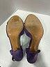 Moschino 100% Suede Purple Sandals Size EU 37 1/2 - photo 7