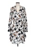 A.L.C. 100% Silk Print White Casual Dress Size 4 - photo 1