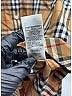 Burberry 100% Cotton Brown Tan Classic Check Button Down Size 14 - photo 8