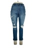 d.jeans Solid Blue Jeans Size 16 - photo 1