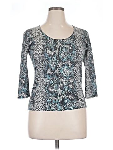 August Silk 3/4 Sleeve Top (view 1)