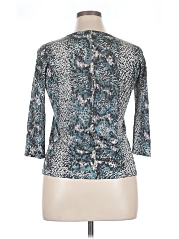 August Silk 3/4 Sleeve Top (view 2)