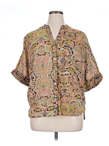 Chelsea & Theodore Short Sleeve Blouse (view 1)