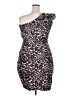 Parker Animal Print Black Cocktail Dress Size 18 - photo 2