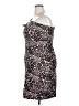Parker Animal Print Black Cocktail Dress Size 18 - photo 5