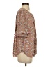 Ann Taylor 100% Polyester Brown Short Sleeve Blouse Size S - photo 4