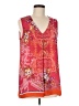 Rose + Olive 100% Polyester Orange Sleeveless Blouse Size M - photo 1