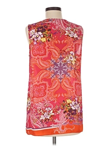 Rose + Olive Sleeveless Blouse (view 2)