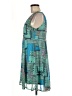 Pink Owl 100% Polyester Graphic Teal Casual Dress Size M - photo 5