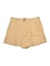 A.L.C. Solid Tan Khaki Shorts Size 6 - photo 1