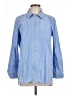 Calvin Klein Stripes Blue Long Sleeve Button-Down Shirt Size L - photo 1