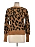 Vero Moda Animal Print Brown Pullover Sweater Size L - photo 1