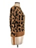 Vero Moda Animal Print Brown Pullover Sweater Size L - photo 4