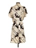 Equipment Print Tan Casual Dress Size S - photo 2