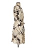 Equipment Print Tan Casual Dress Size S - photo 4