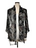 Kim Rogers 100% Polyester Paisley Gray Kimono Size 1X - photo 1