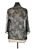 Kim Rogers 100% Polyester Paisley Gray Kimono Size 1X - photo 2