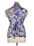 Apt. 9 100% Polyester Purple Short Sleeve Blouse Size XL Petite - photo 2